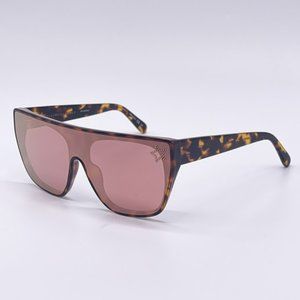 Stella McCartney | SC0101S 003 Iconic Havana Violet Shield Flat-Top Sunglasses
